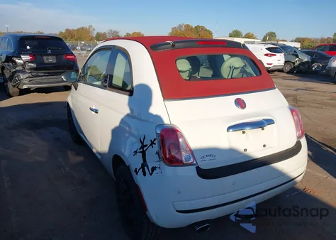 2015 Fiat 500C Pop из США, поврежденный, VIN 3C3CFFDR8FT502858